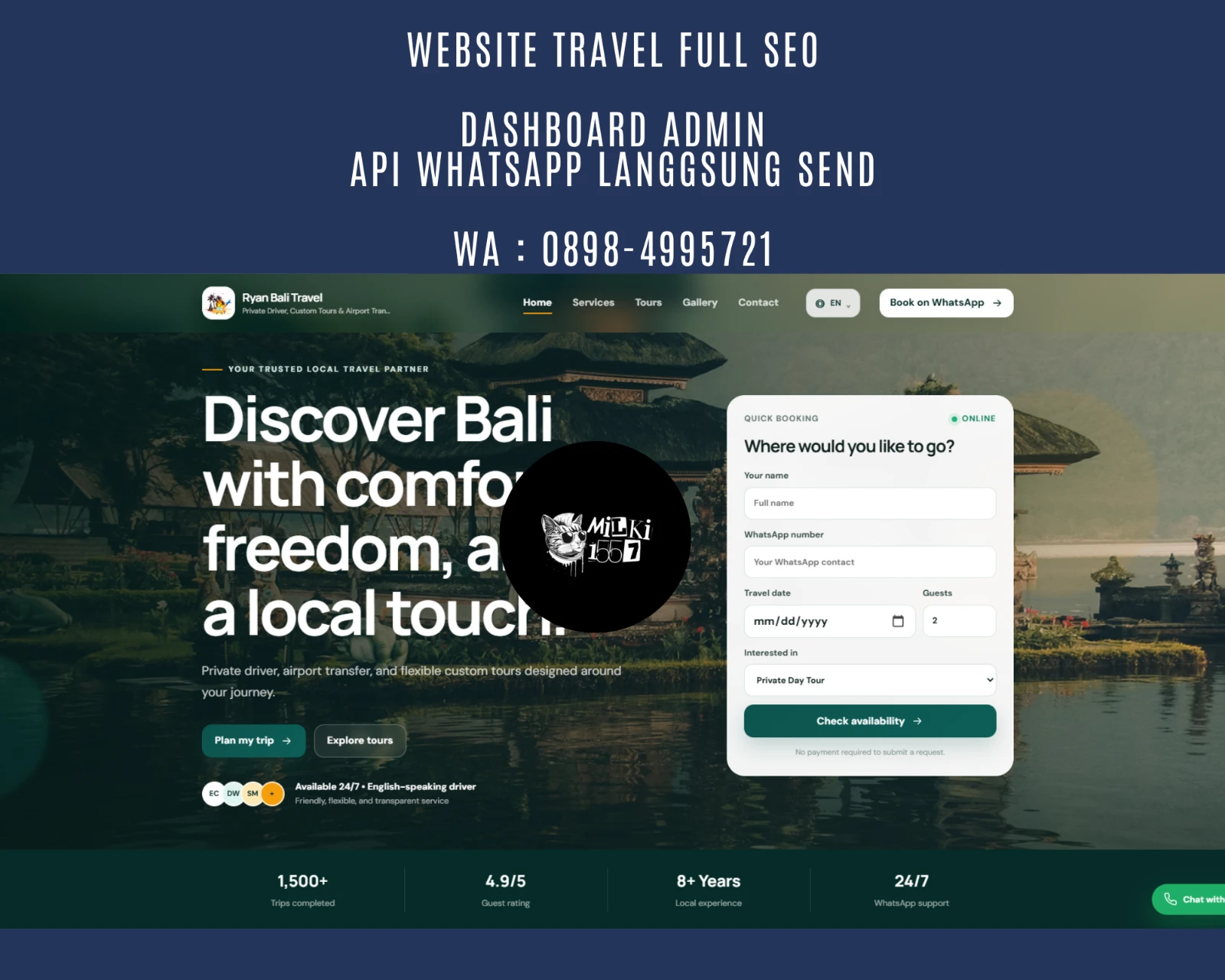 Solusi Website Tour & Travel Siap Pakai — Tingkatkan Booking Wisatawan Domestik & Mancanegara