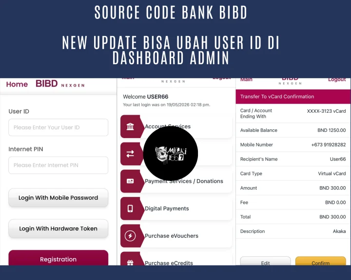 Clone App Bank BIBD